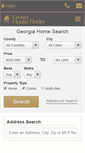 Mobile Screenshot of georgiahousefinder.com